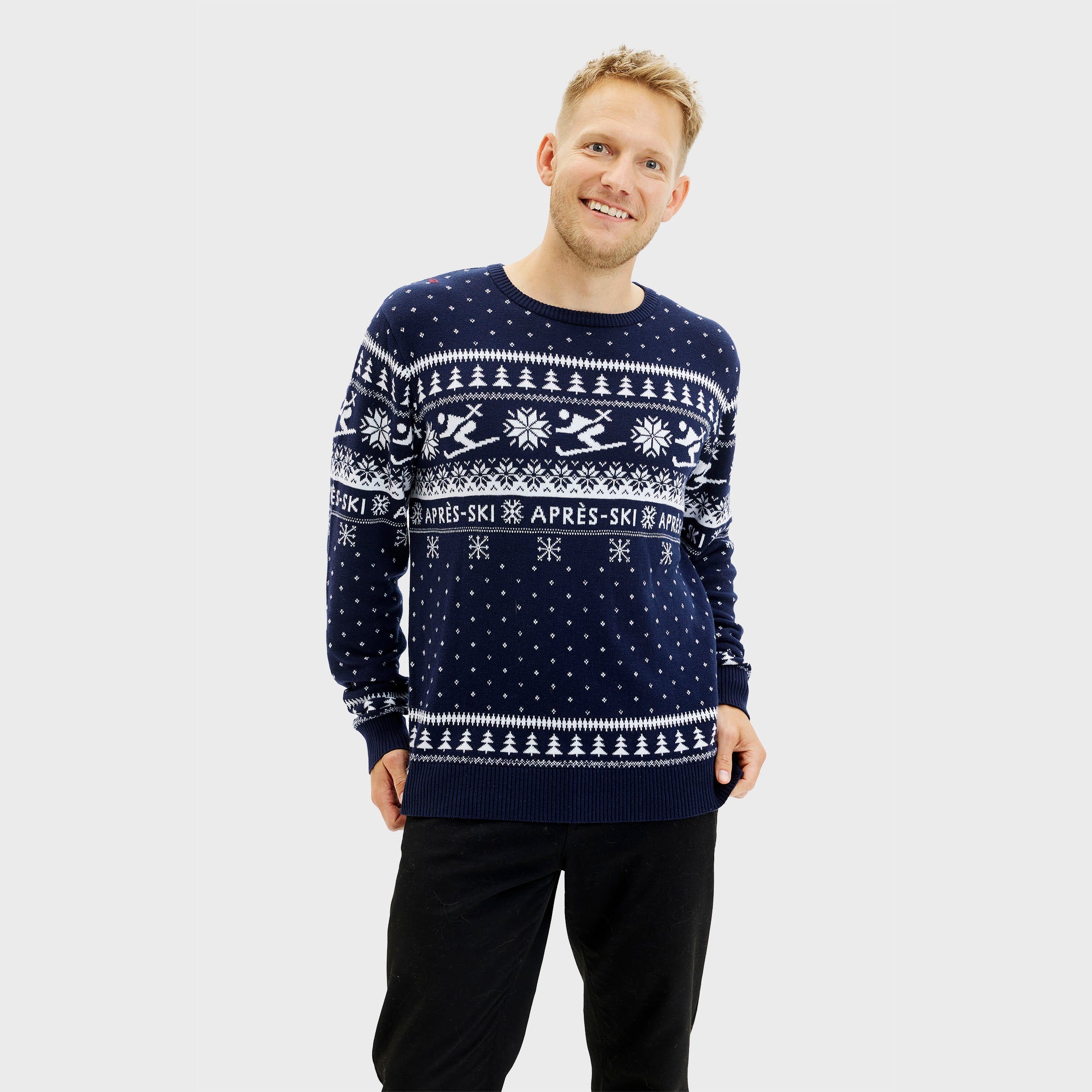 Après-ski weihnachtspullover - Herren.